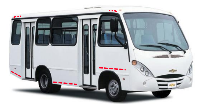 INSTALACIÓN LATERAL PARA BUSETA